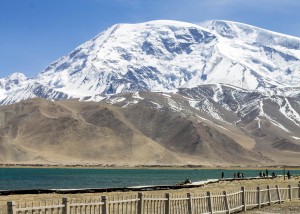 11. Karakul Lake with Muztagh Ata Peak as a Background