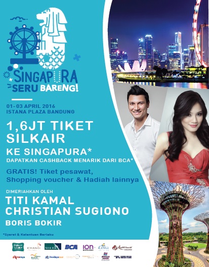 Flyers Singapura Roadshow di Bandung